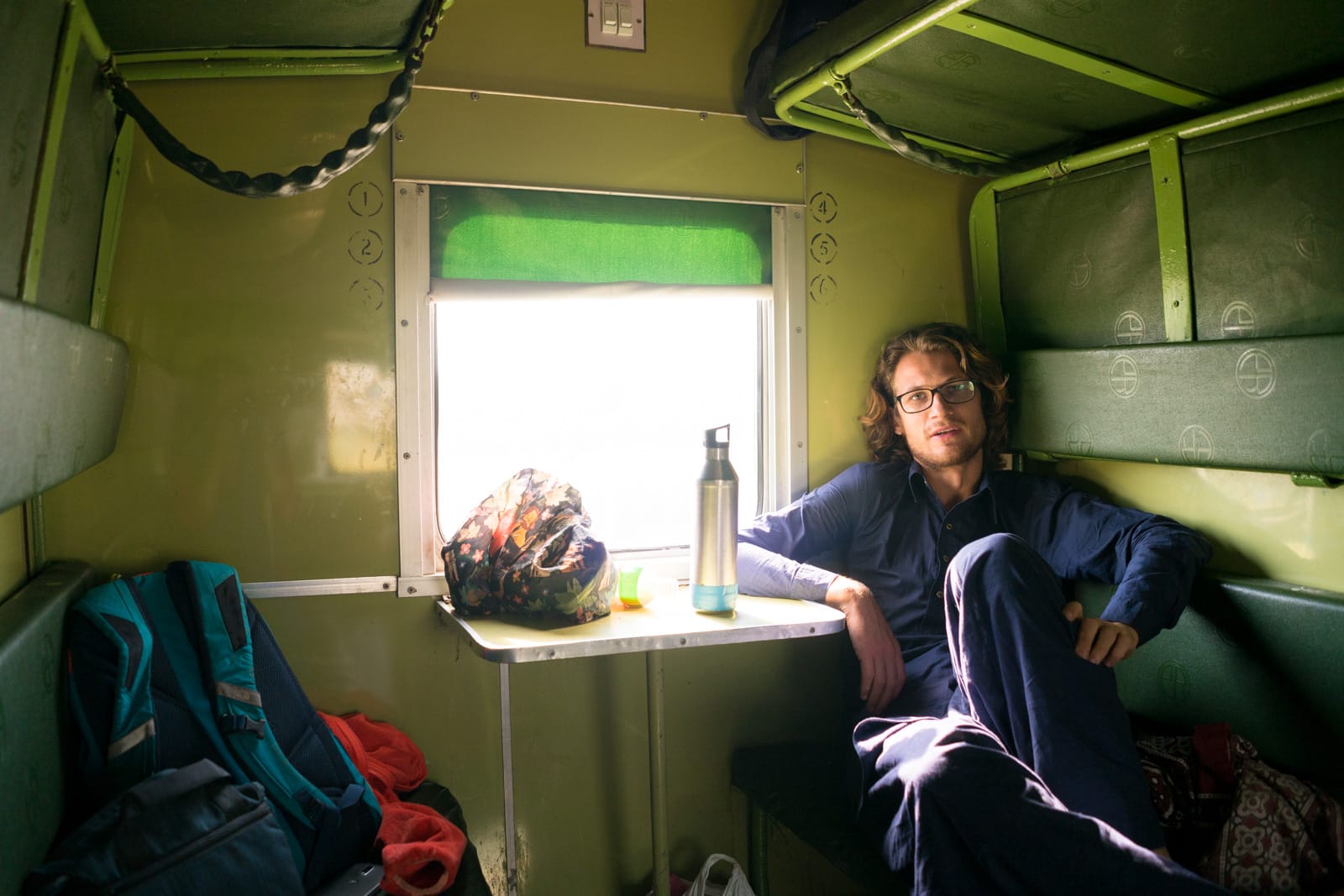 Guide to train travel in Pakistan - AC standard train class - Lost With Purpose travel blog