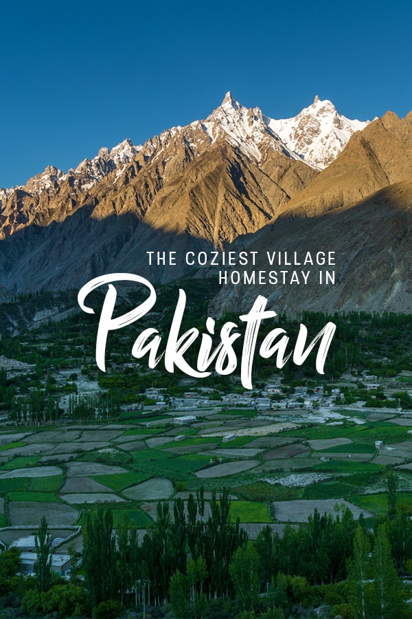 Looking for a homestay in Pakistan? Here's my story at the homestay of a friend in a small village in Gilgit Baltistan, Pakistan. Mountains, glaciers, and delicious homemade local food. What more could you need? Read on for more about how to book a room at the homestay, how to get there, and other important information.