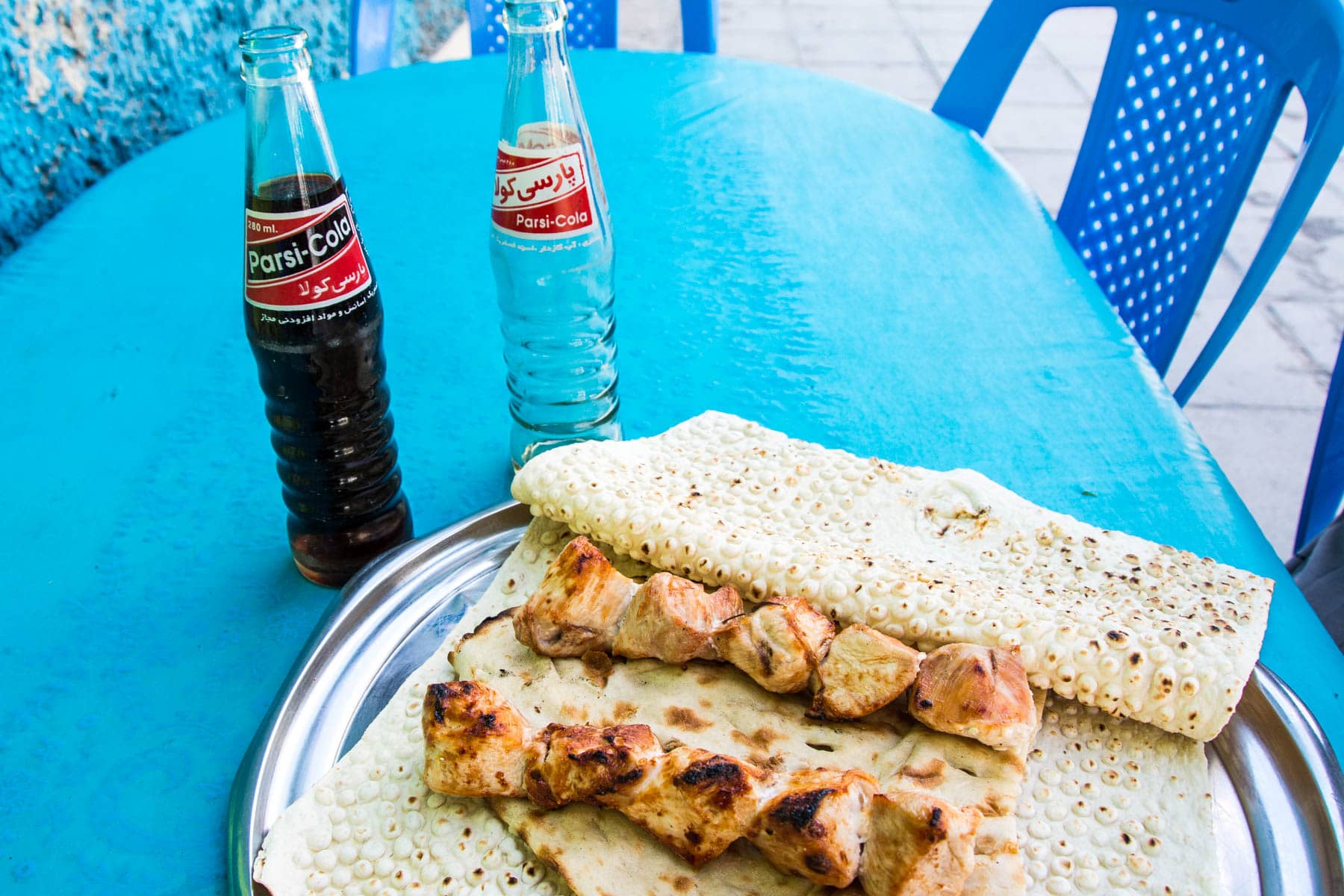 Local Cola and kebab