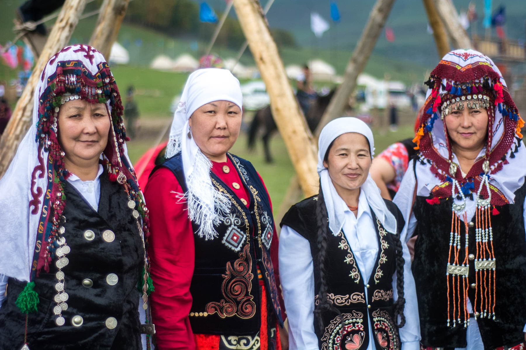 Women in traditional clothes