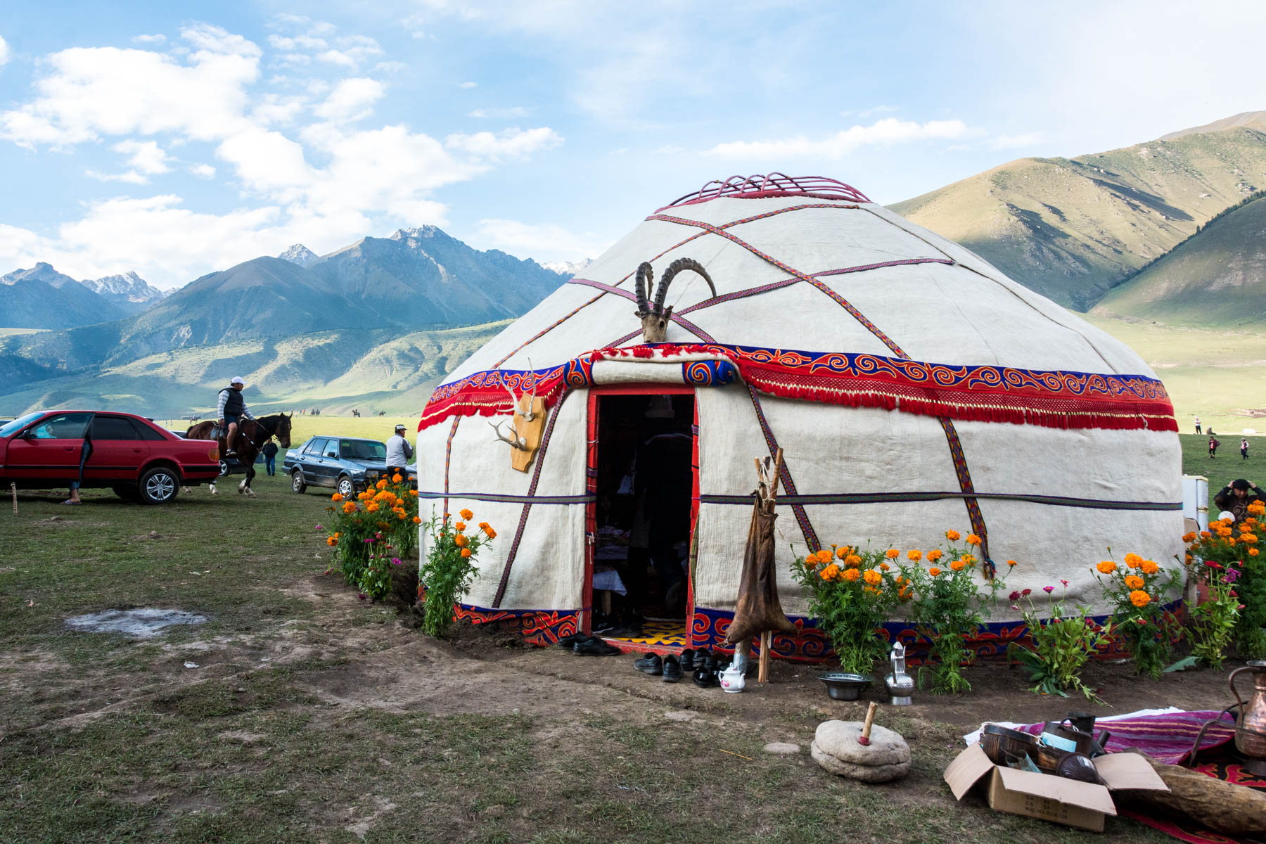 A Kyrgyz yurt