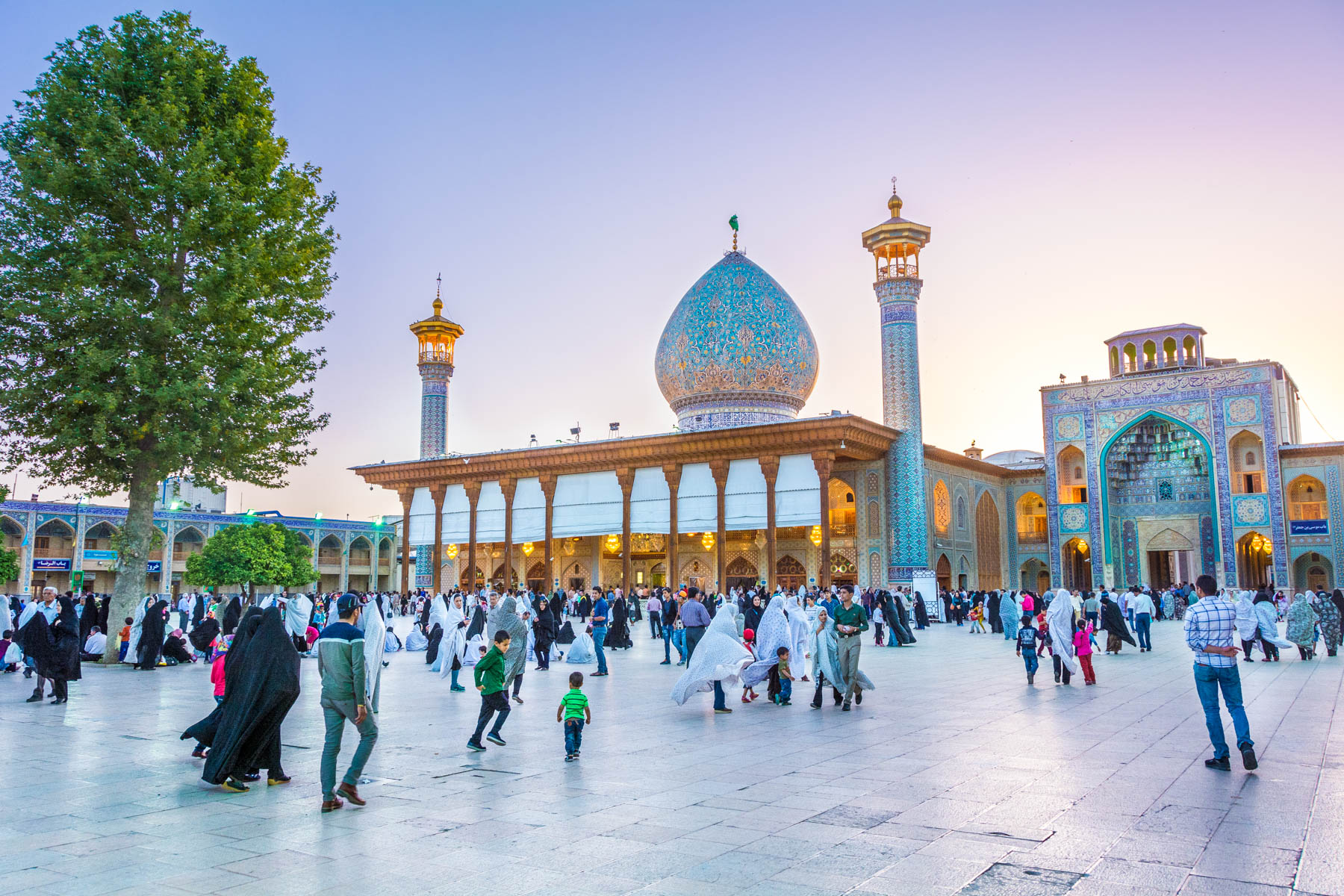 Two week Iran travel itinerary - The Shah Cheragh shrine - Lost With Purpose