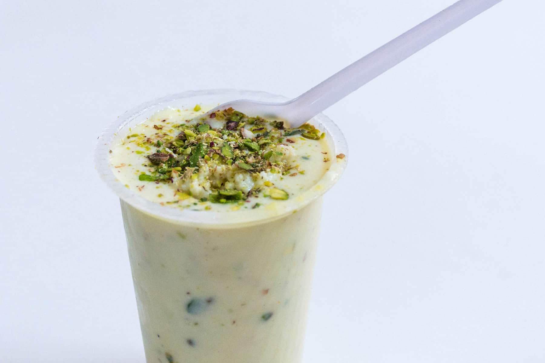 Where and what to eat in Hyderabad's Old City - Kesar pista lassi at Agra sweets - Lost With Purpose