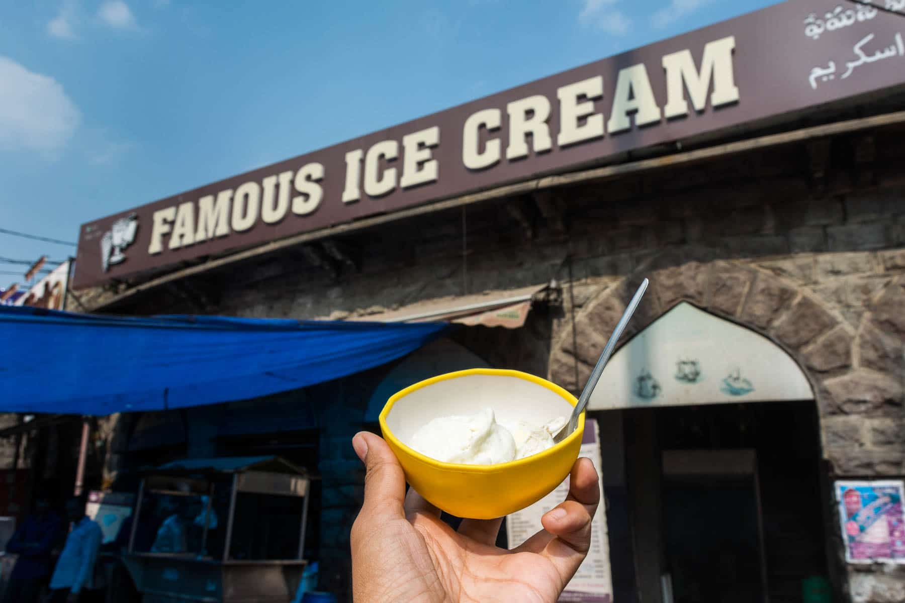 Where and what to eat in Hyderabad's Old City - Famous ice cream - Lost With Purpose