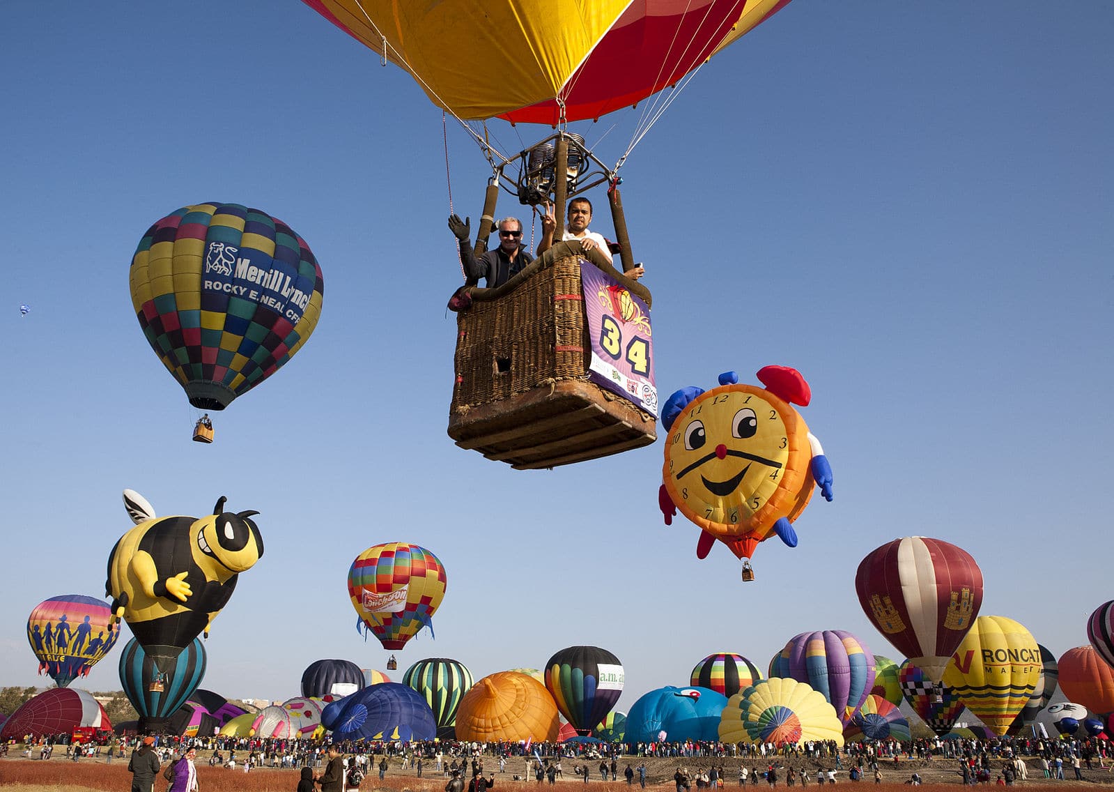 Most adventurous forms of transportation while traveling - Hot air balloon ride