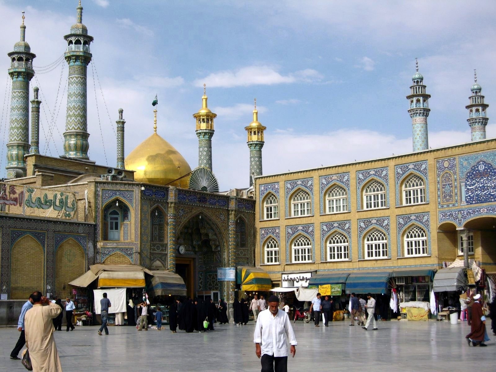 Two week Iran travel itinerary - Hazrat-e Masumeh shrine in Qom, Iran
