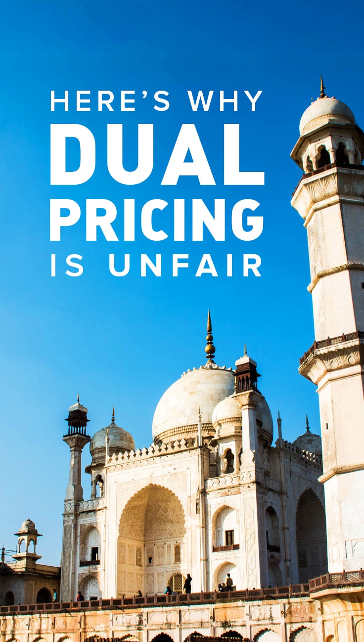 Dual pricing on entry tickets is a common tourism practice throughout Asia... and it's absolute nonsense. Click to learn why dual pricing is unfair, and what could be done instead.