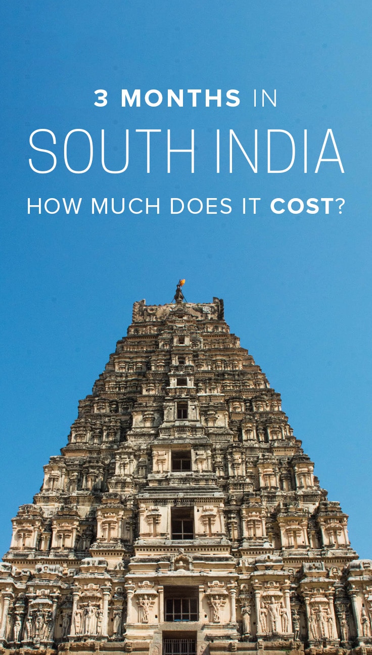 Thinking about traveling to South India soon? Here's a budget breakdown for how much it costs to go backpacking in South India. Click to see average daily costs by city, average costs for common expenses, recommendations for budget accommodation, and more.