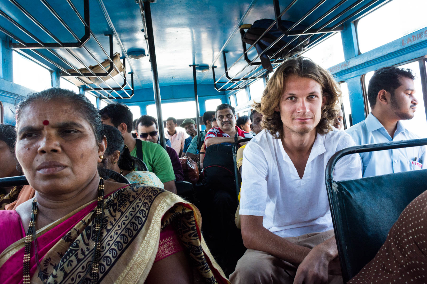 Riding a government bus in Goa, India - Lost With Purpose