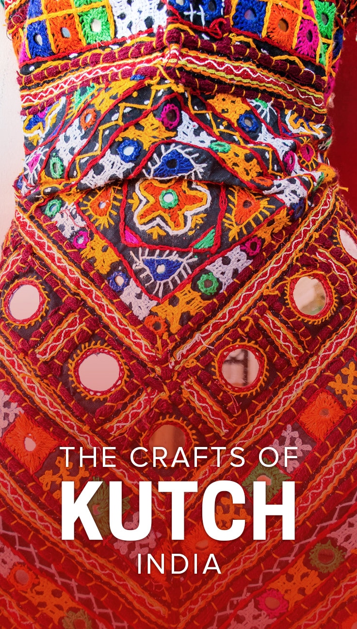 The textiles and crafts of the Kutch region of India are world famous, and for good reason! From colorful embroidery laden with glittering mirrors to intricate block prints done by hand, the textiles and crafts are some of India's finest. Read on for photographic proof... and to learn how the crafts of Kutch can fund your next trip to India!