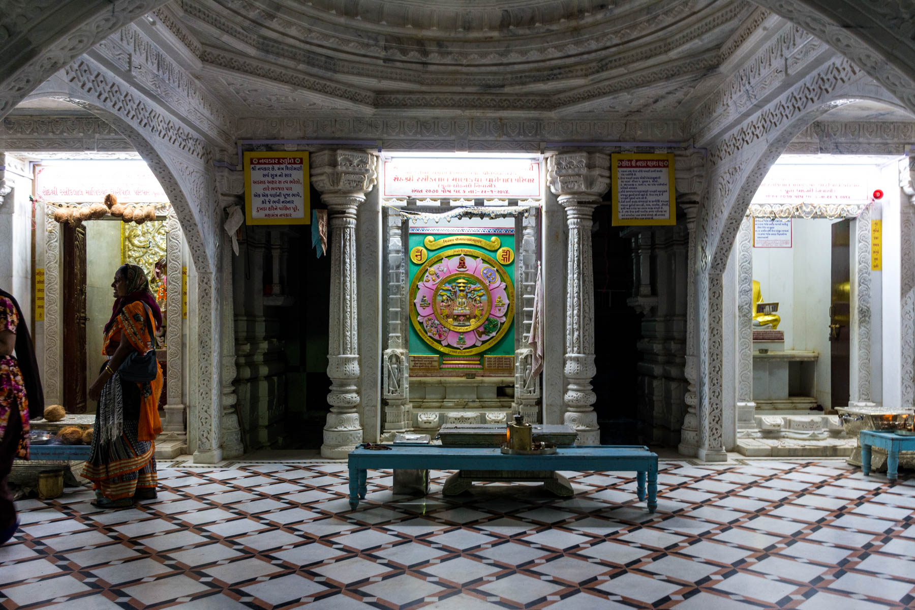 Jain pilgrimage in Palitana, India - A temple at the base of the mountain in Palitana - Lost With Purpose