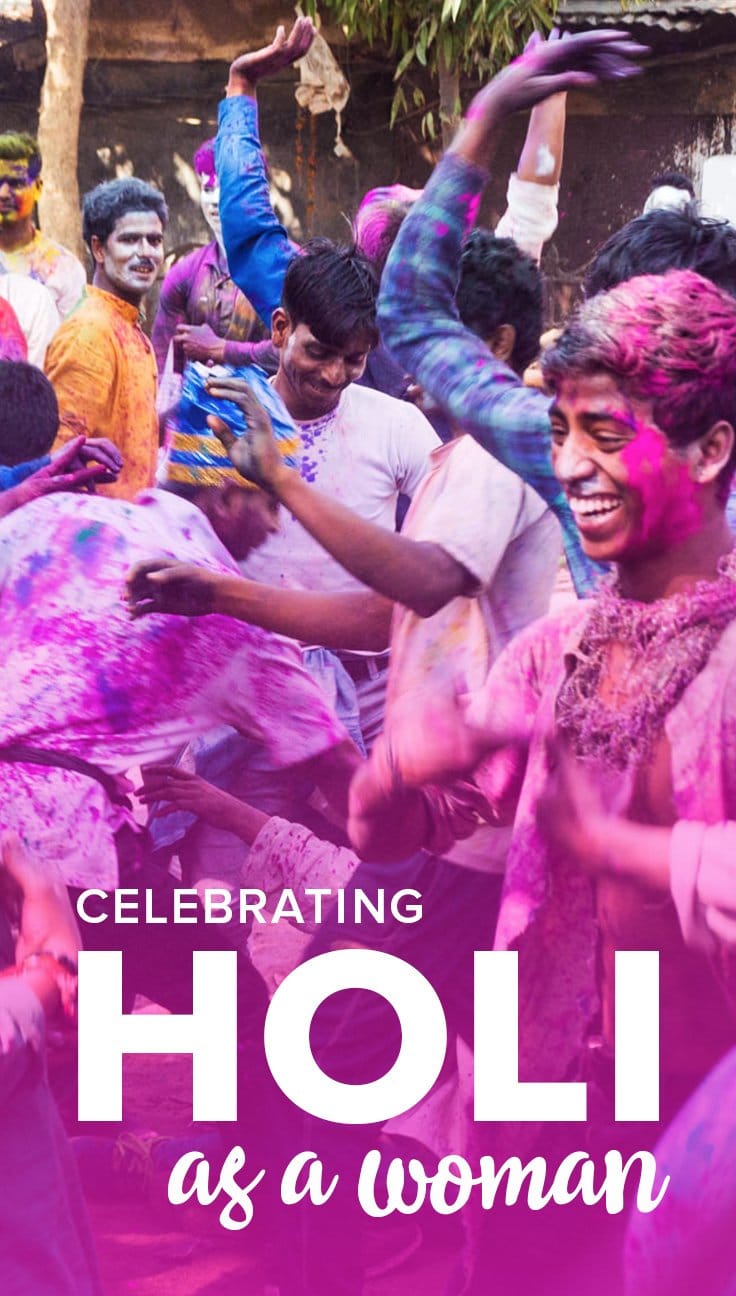 Celebrating Holi in India is something on every traveler's bucket list... but many are not aware that it's mostly men celebrating Holi on India's streets! If you're a female traveler looking to celebrate Holi, read on for my experience celebrating Holi as a woman in Varanasi, and tips on staying safe during Holi.