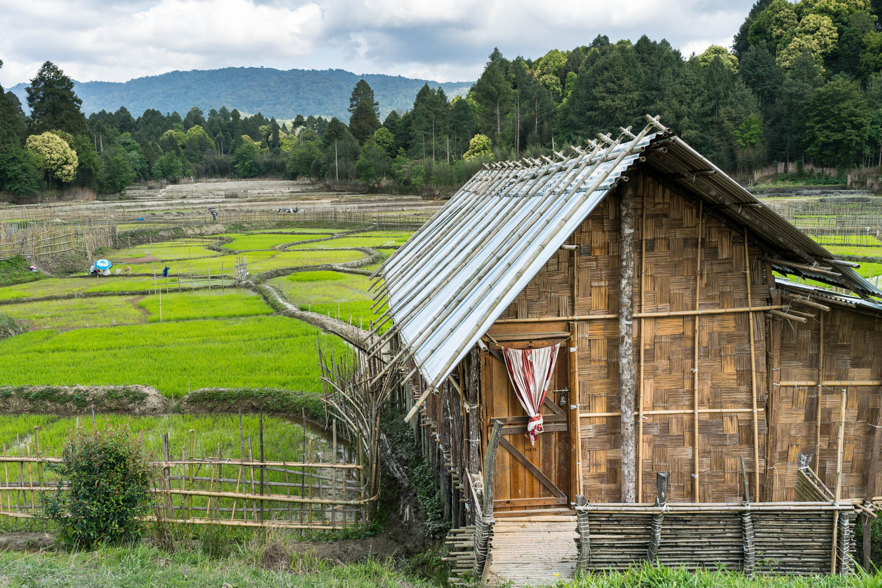 Backpacking Arunachal Pradesh travel guide - A traditional bamboo house in Ziro Valley - Lost With Purpose