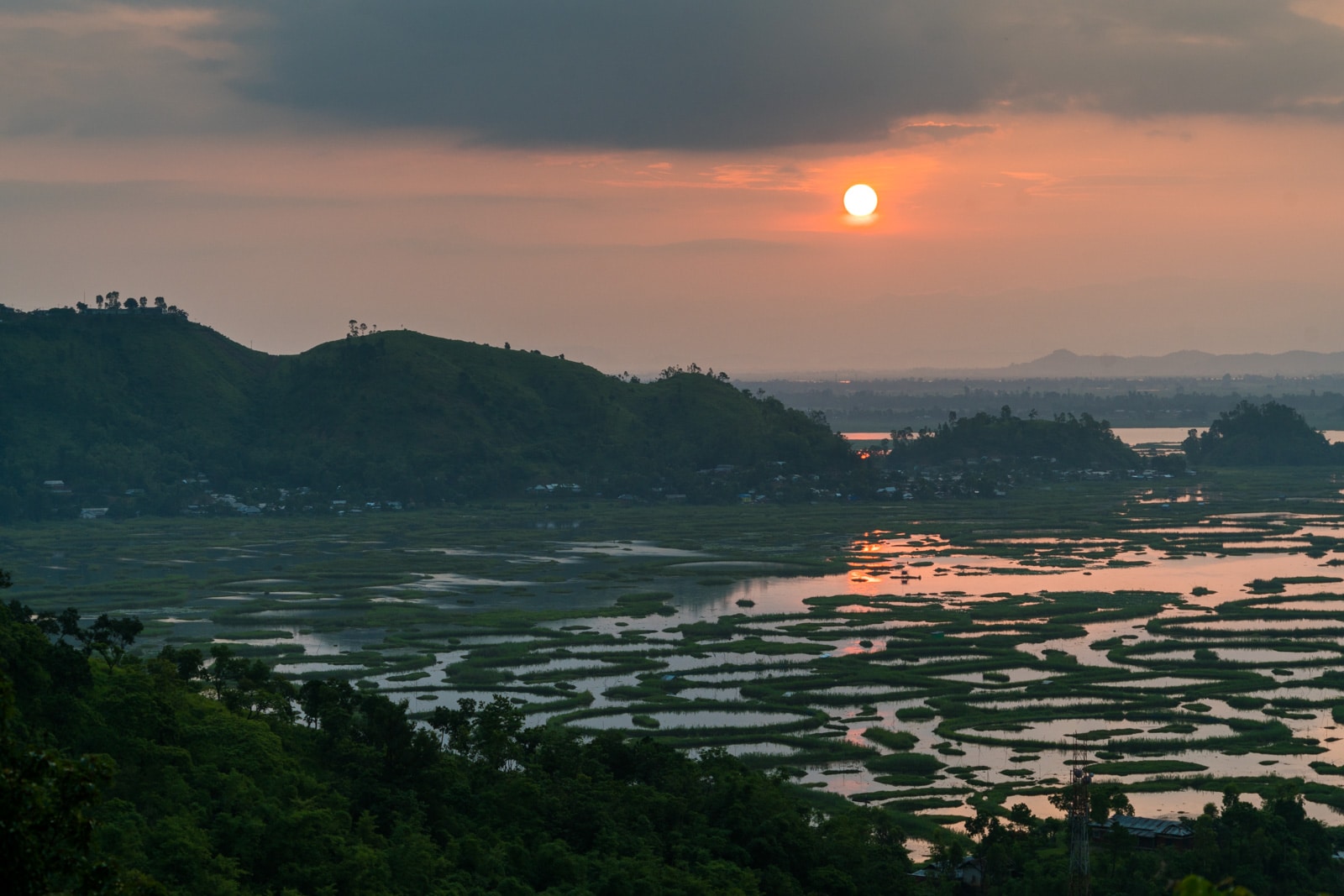 Why you need to visit Loktak Lake, Manipur, India - Sunrise over Loktak Lake - Lost With Purpose