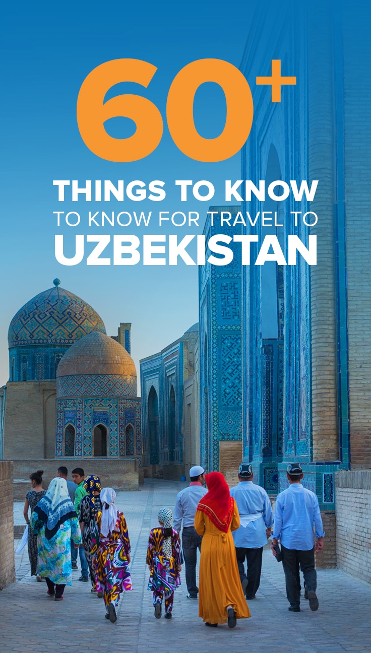 Pin for things to know before traveling to Uzbekistan