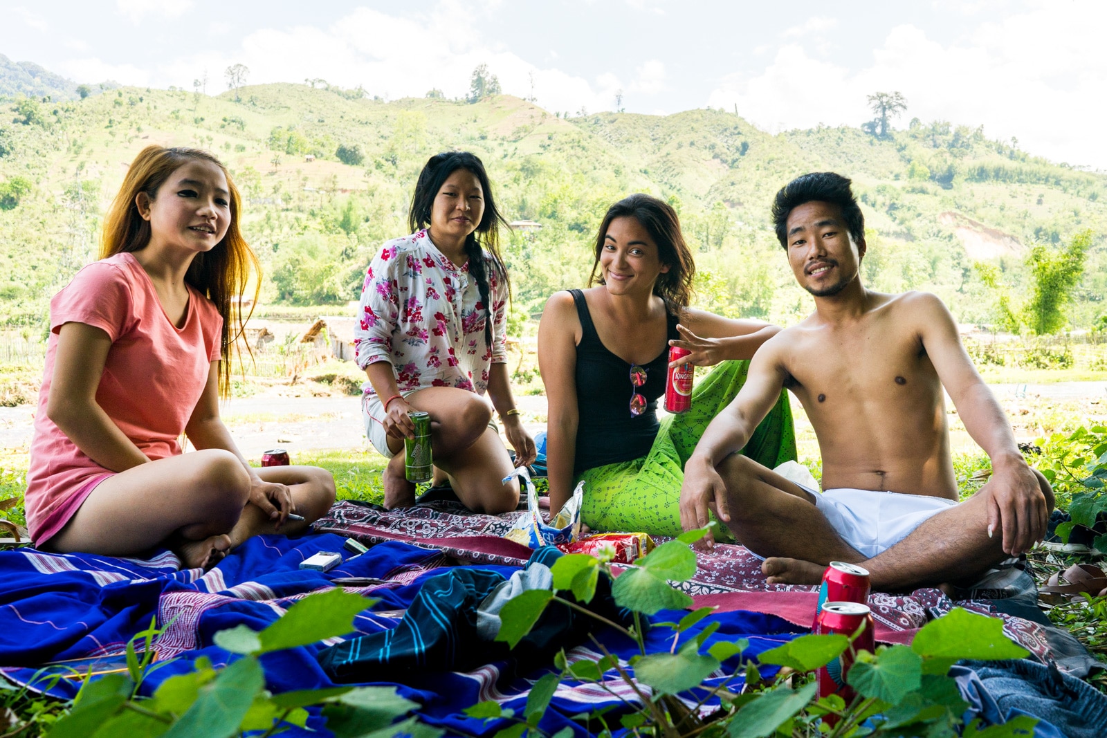 Why you need to travel in Northeast India - Drinking beers on the riverside in Daporijo, Arunachal Pradesh - Lost With Purpose travel blog