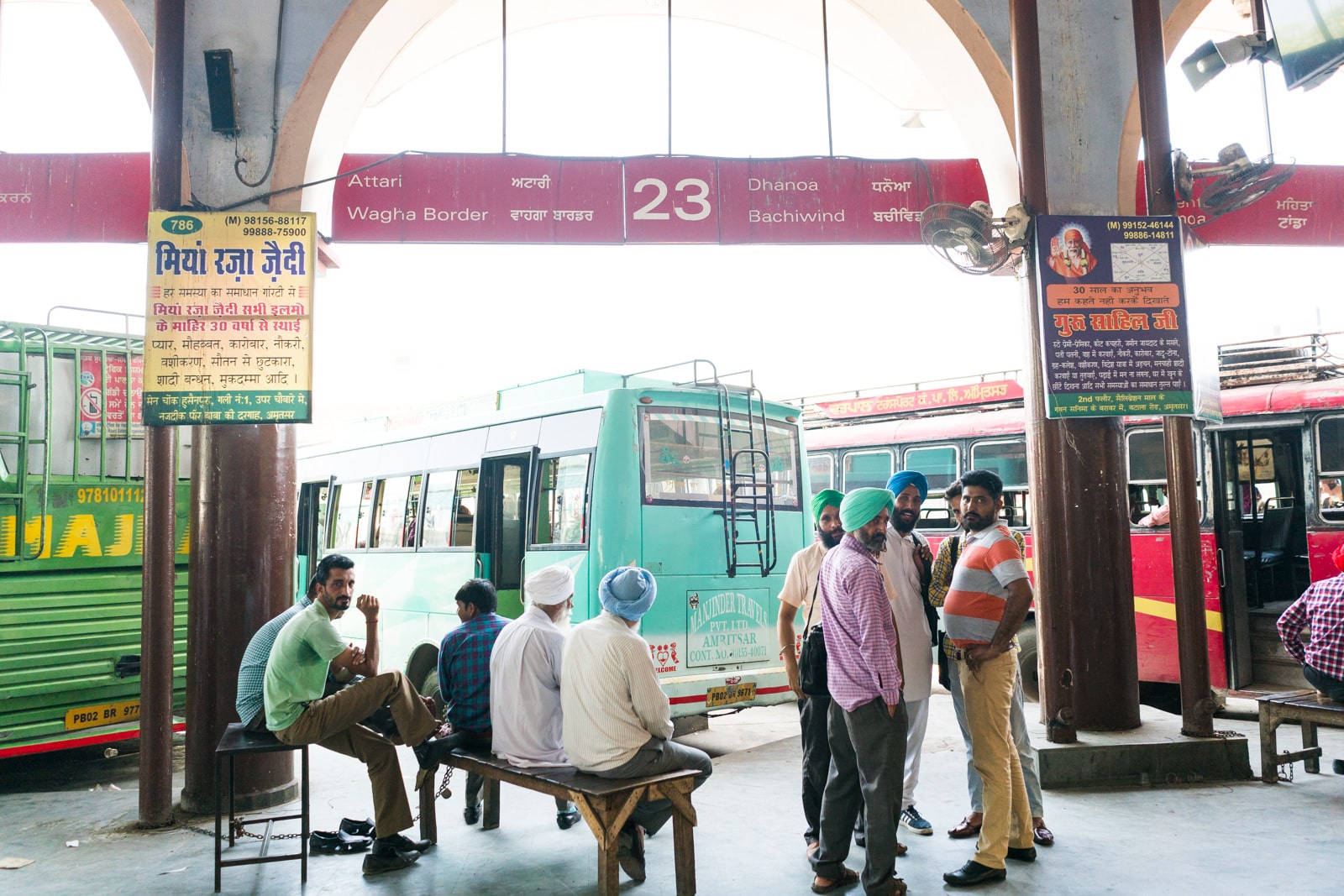 Crossing overland at the Wagah border between India and Pakistan - The bus stand to Attari and the Wagah border - Lost With Purpose travel blog