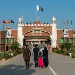 Report of crossing overland from Amritsar to Lahore at the Wagah border between India and Pakistan - The gate to the Wagah border area - Lost With Purpose travel blog