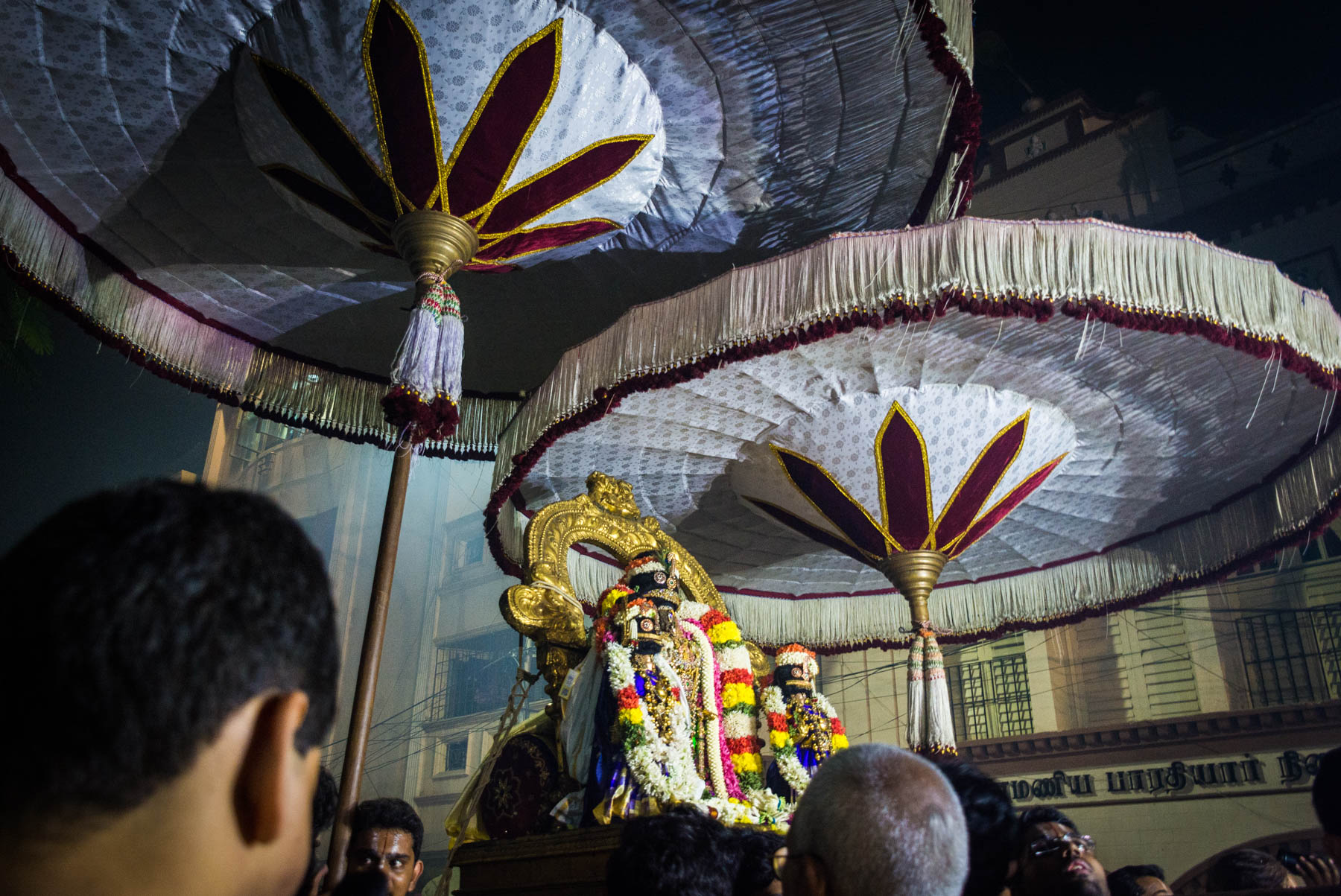 Why we fell in love with India - Parthasarathy procession during Diwali in Chennai, Tamil Nadu state, India - Lost With Purpose travel blog