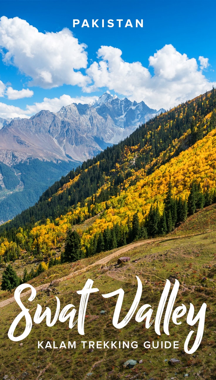 Want to go trekking in Swat Valley, Khyber Pakhtunkhwa province, Pakistan? This guide to day treks around Kalam has all the information you need, from information on trekking routes, to contact information for guides and drivers and tips on where to stay for any budget. Read on for more information on visiting Kalam and trekking in the region.