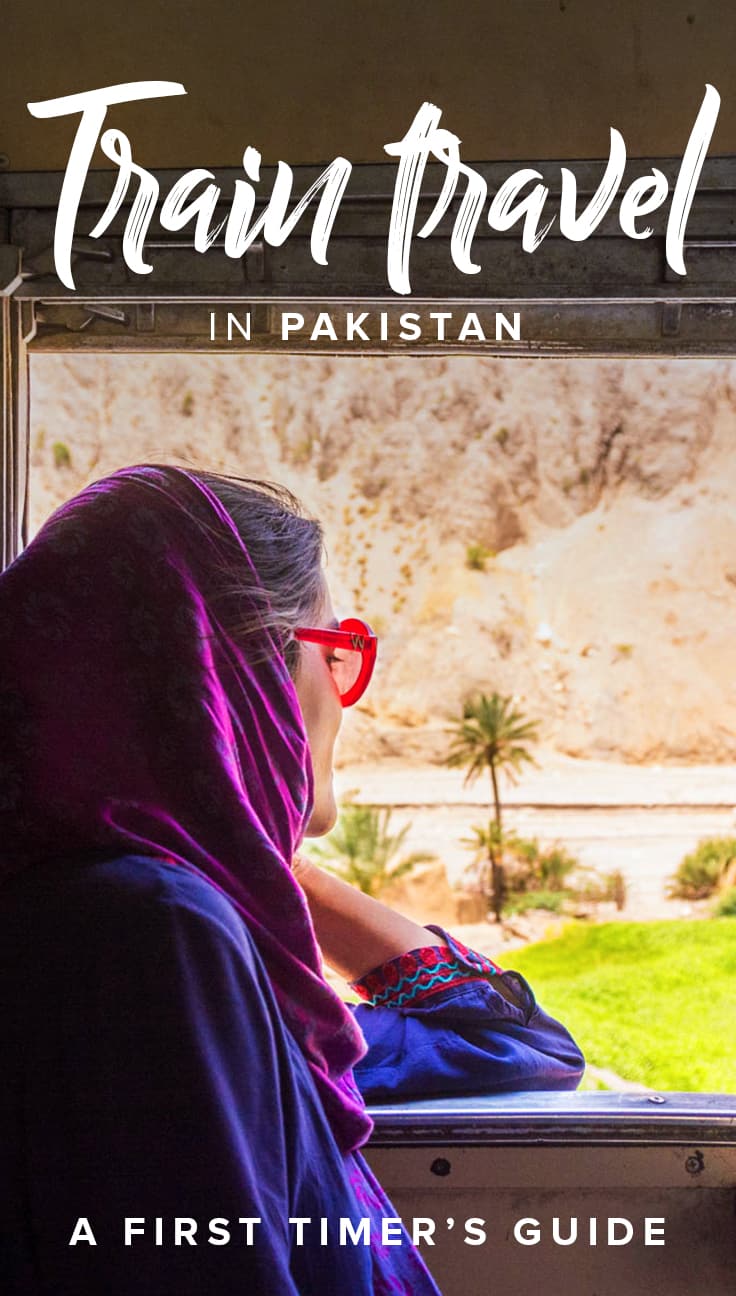 Traveling by train in Pakistan? There's all kinds of things you need to figure out, like how to buy a ticket, the different train classes, how to stay safe, and more. Click through for a first timer's guide to train travel in Pakistan, with everything you need for a safe and effortless journey!