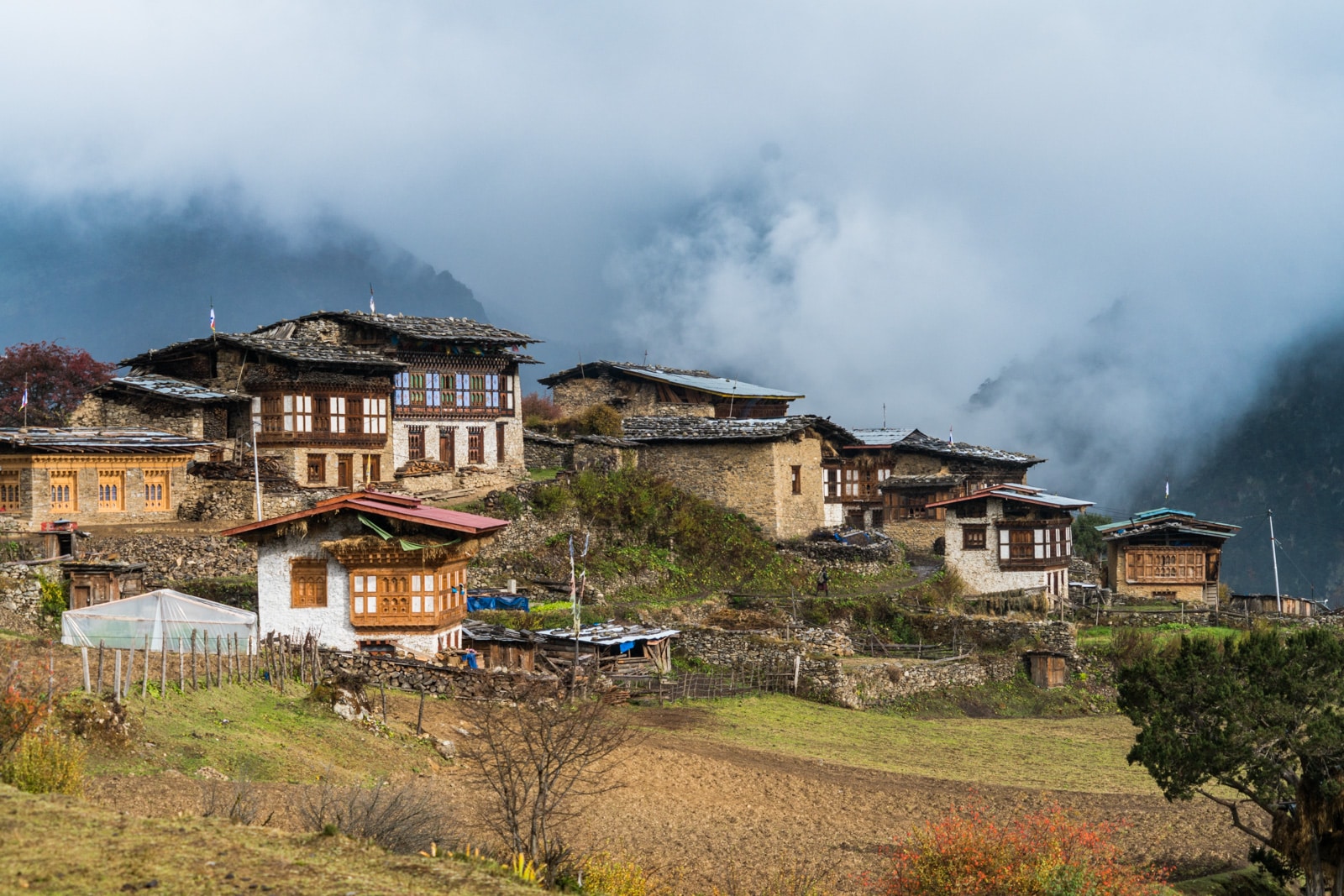 Photos of the Royal Highlander Festival in Bhutan - Laya settlement in the clouds - Lost With Purpose travel blog