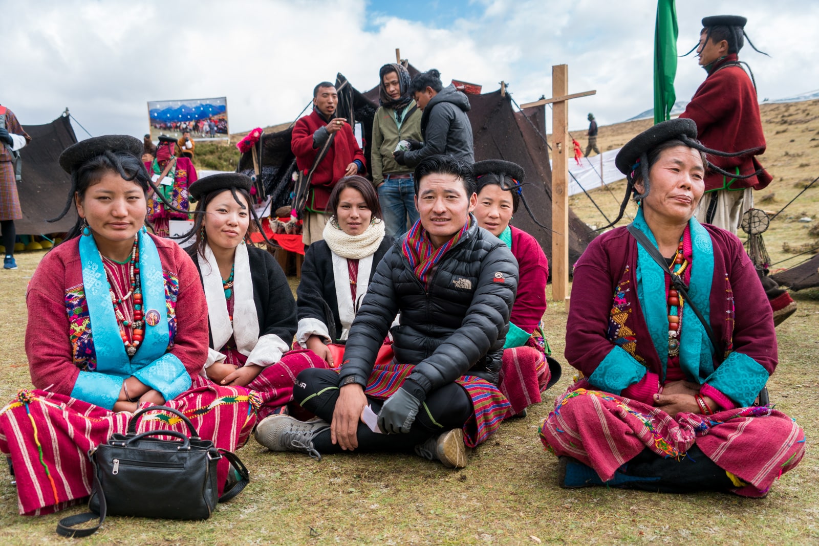 Photos of the Royal Highlander Festival in Laya, Bhutan - Family of Monpa people - Lost With Purpose travel blog