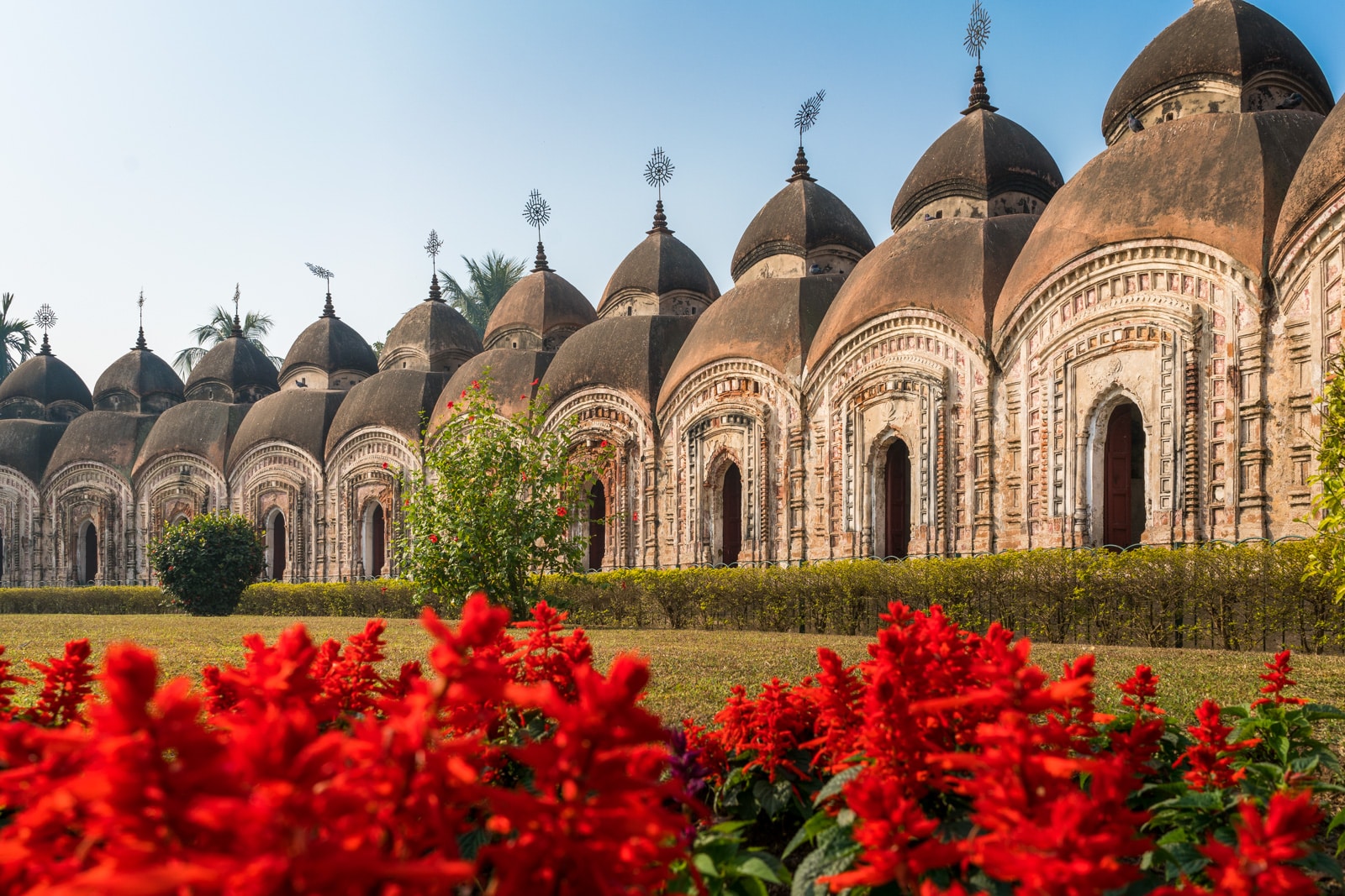 108 Shiva temple in Kalna, West Bengal, India