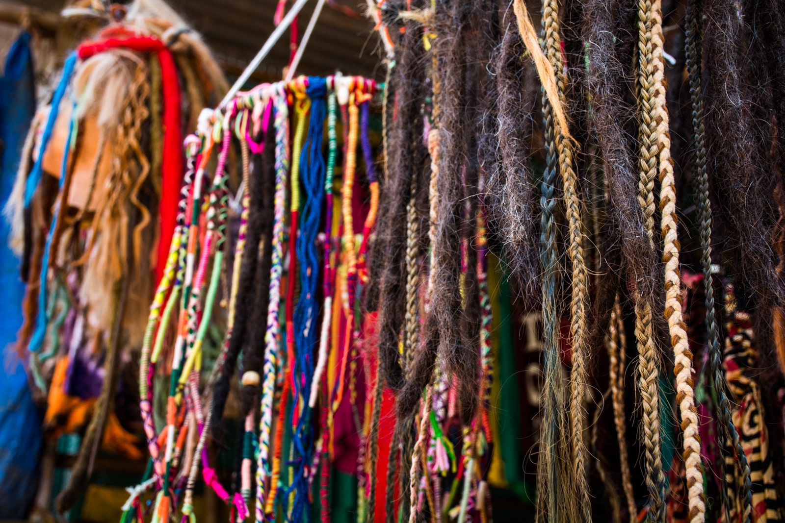 Guide to weed in India - Dreads for sale in Arambol beach, Goa - Lost With Purpose travel blog