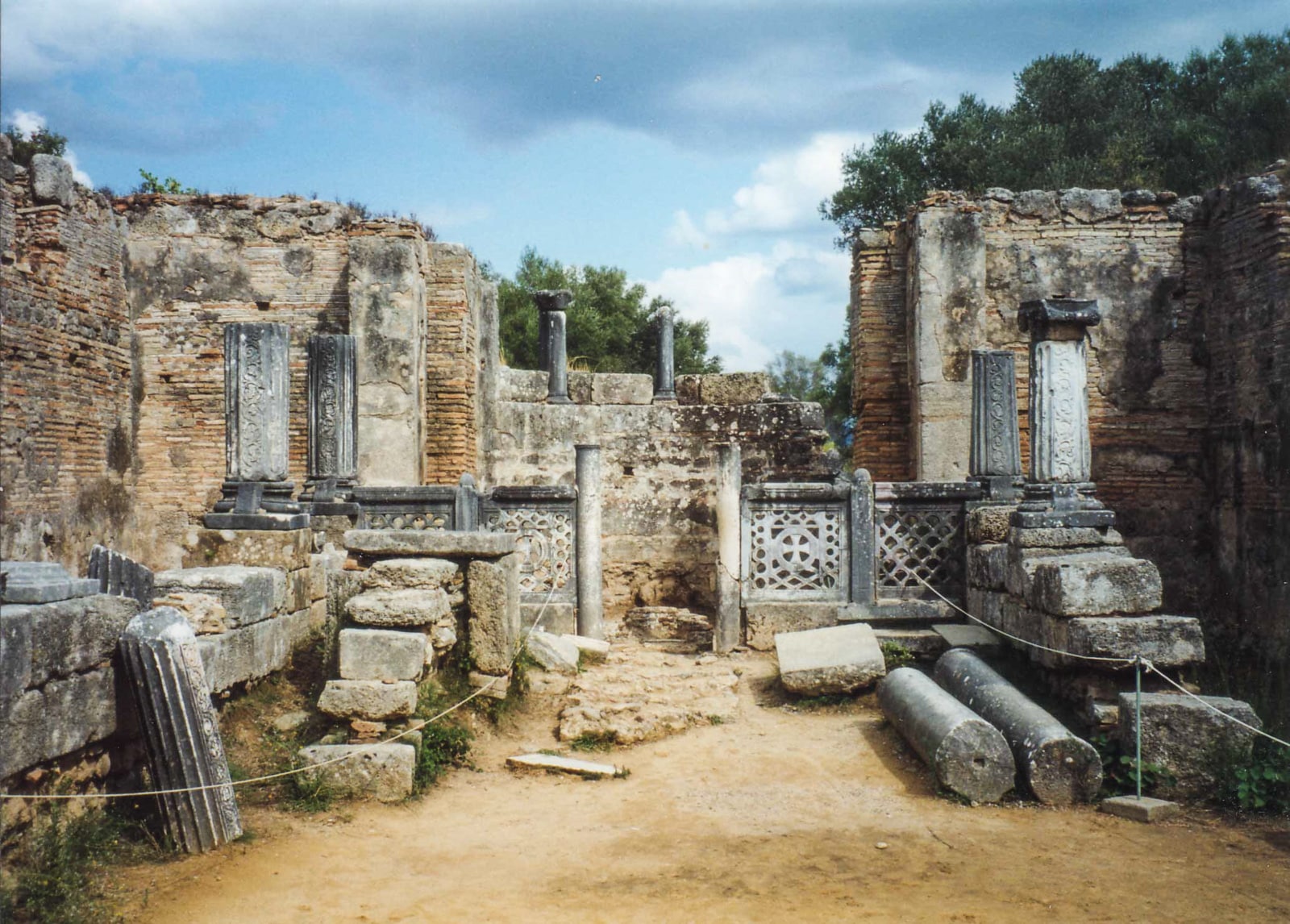 Workshop of Pheidias, where the statue supposedly was built. Photo by Alun Salt.