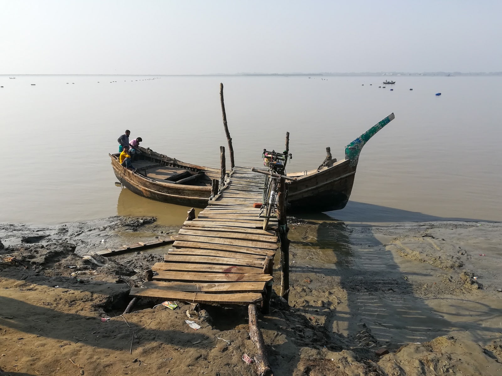 Travel guide to Nijhum Dwip island, Bangladesh - Ferry boat to Nijhum Dwip without people - Lost With Purpose travel blog