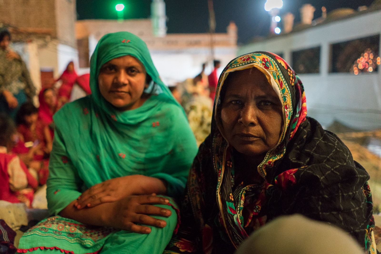 The Urs of Lal Shahbaz Qalandar in Sehwan, Pakistan - Ladies on the rooftop - Lost With Purpose travel blog