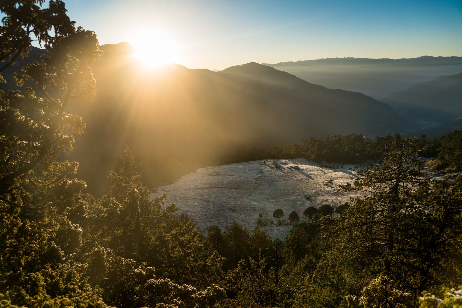 Photos of Bhutan - Sunrise over the Druk Path - lost With Purpose travel blog