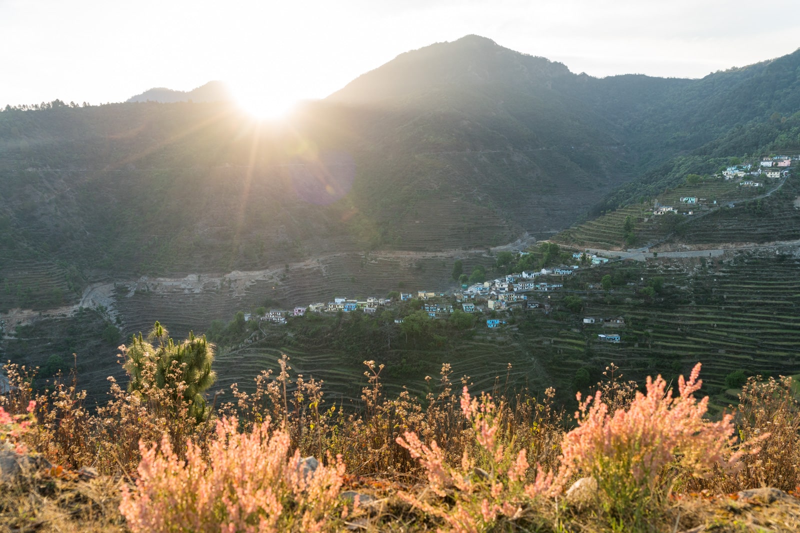 How to get to Khirsu from Rishikesh, Uttarakhand, India - Sunrise over Khirsu - Lost With Purpose travel blog