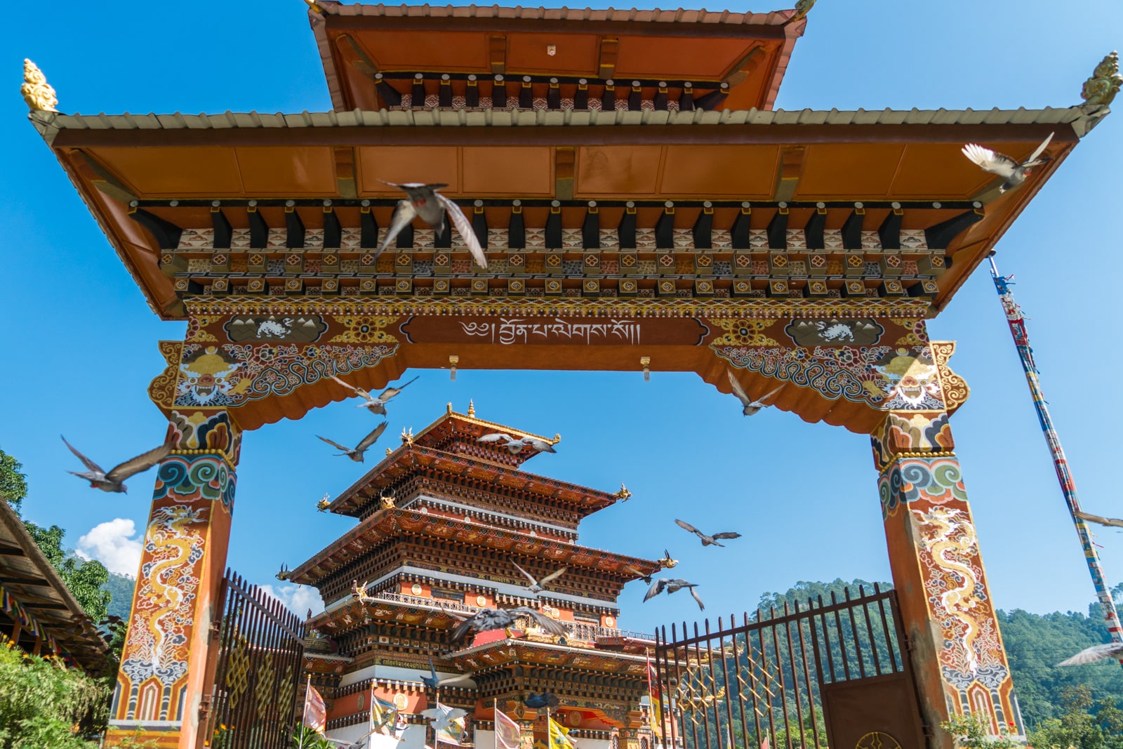 Stunning photos of Bhutan - New temple in Tingtibi, Zhemgang district - Lost With Purpose