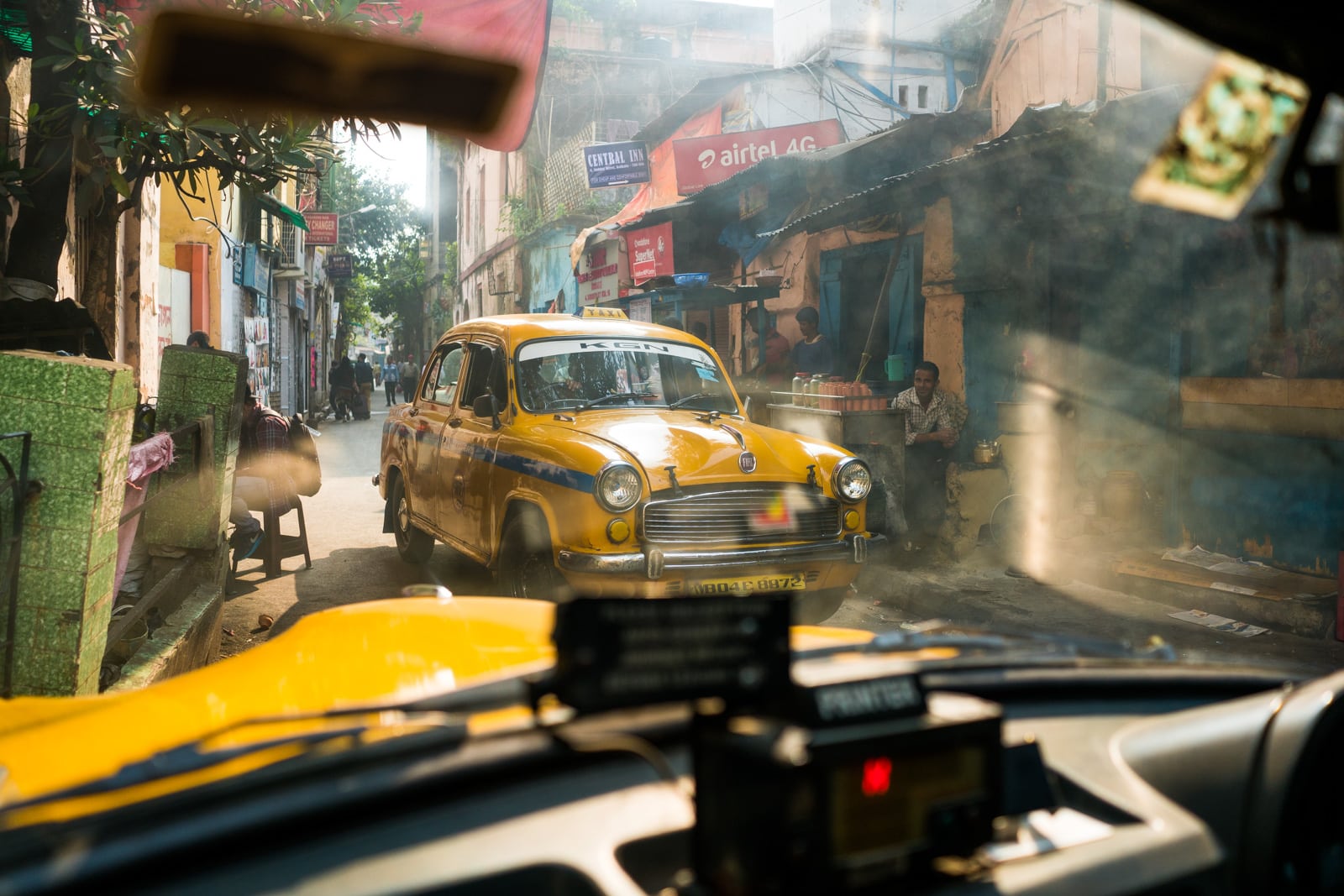 Reasons Kolkata is my favorite Indian megacity - Yellow Ambassador cabs in Kolkata - Lost With Purpose travel blog