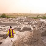 Pakistan bucket list - Alex in Moenjodaro, Sindh - Lost With Purpose travel blog