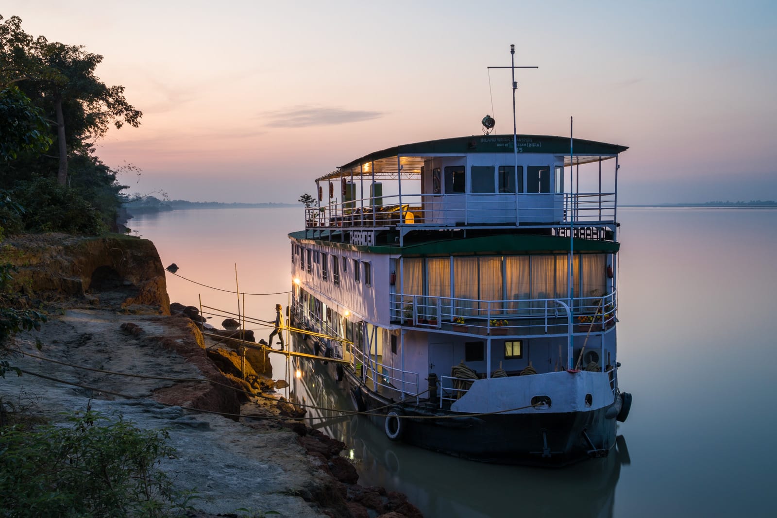 How I afford full-time travel - Brahmaputra river cruise in Assam - Lost With Purpose travel blog