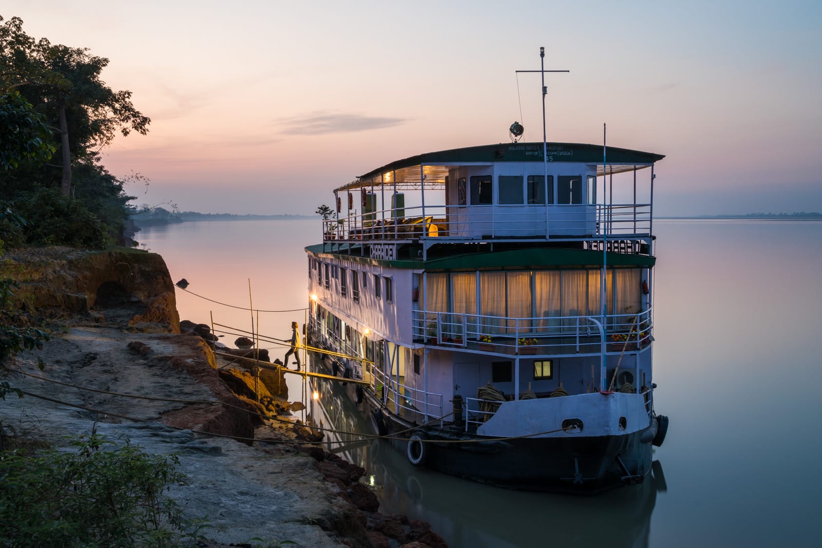 How I afford full-time travel - Brahmaputra river cruise in Assam - Lost With Purpose travel blog