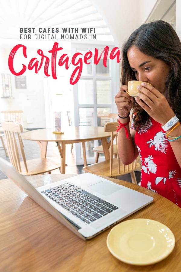Are you a digital nomad planning a trip to Cartagena, Colombia? If you're looking for the best cafes with wifi for working during the day, this is the list for you. Click through for a list of chill places to work... with awesome coffee, of course!