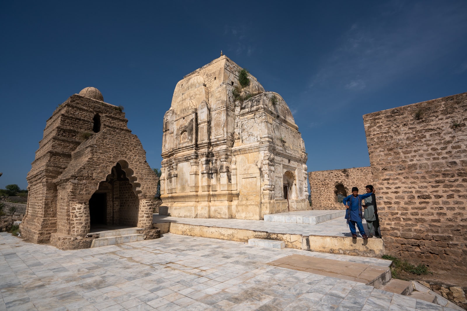 Motorbiking as a woman in Pakistan - Katas Raj temples - Lost With Purpose travel blog