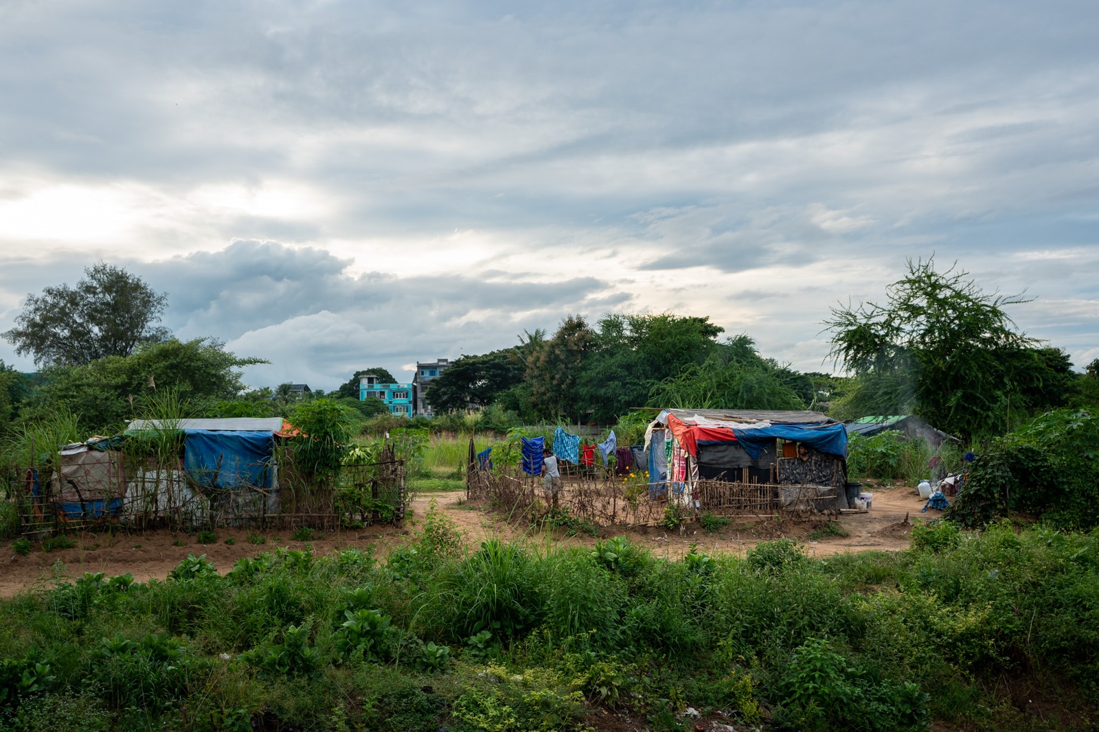 OneSight eye clinic on the Thailand-Myanmar border - Makeshift home of a displaced person on the border - Lost With Purpose travel blog