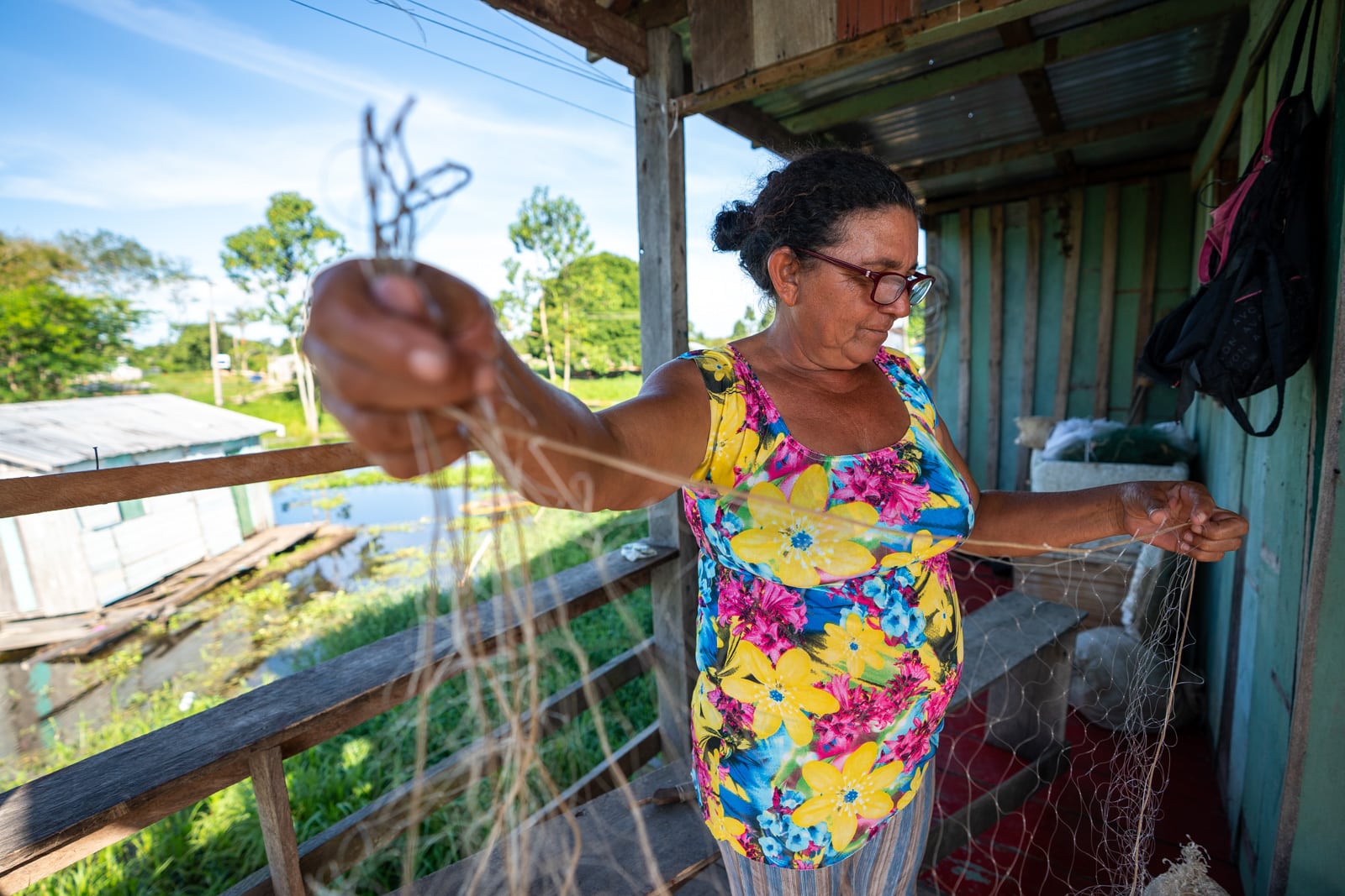 Reflections - Naiva fisherwoman in Murutinga, Amazonas, Brazil - Lost With Purpose travel blog