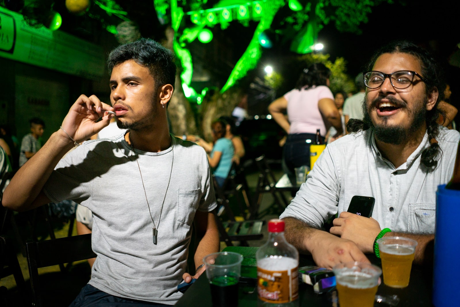 Reflections - Beers and singing at an outdoors bar in Manaus, Amazonas, Brazil - Lost With Purpose travel blog