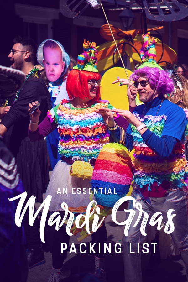 Heading to New Orleans for Mardi Gras? Don't get caught unprepared! Mardi Gras in New Orleans is like no other event, and this list has everything you need to survive the holiday... and do so in style. Click through to check out the ultimate Mardi Gras packing list!