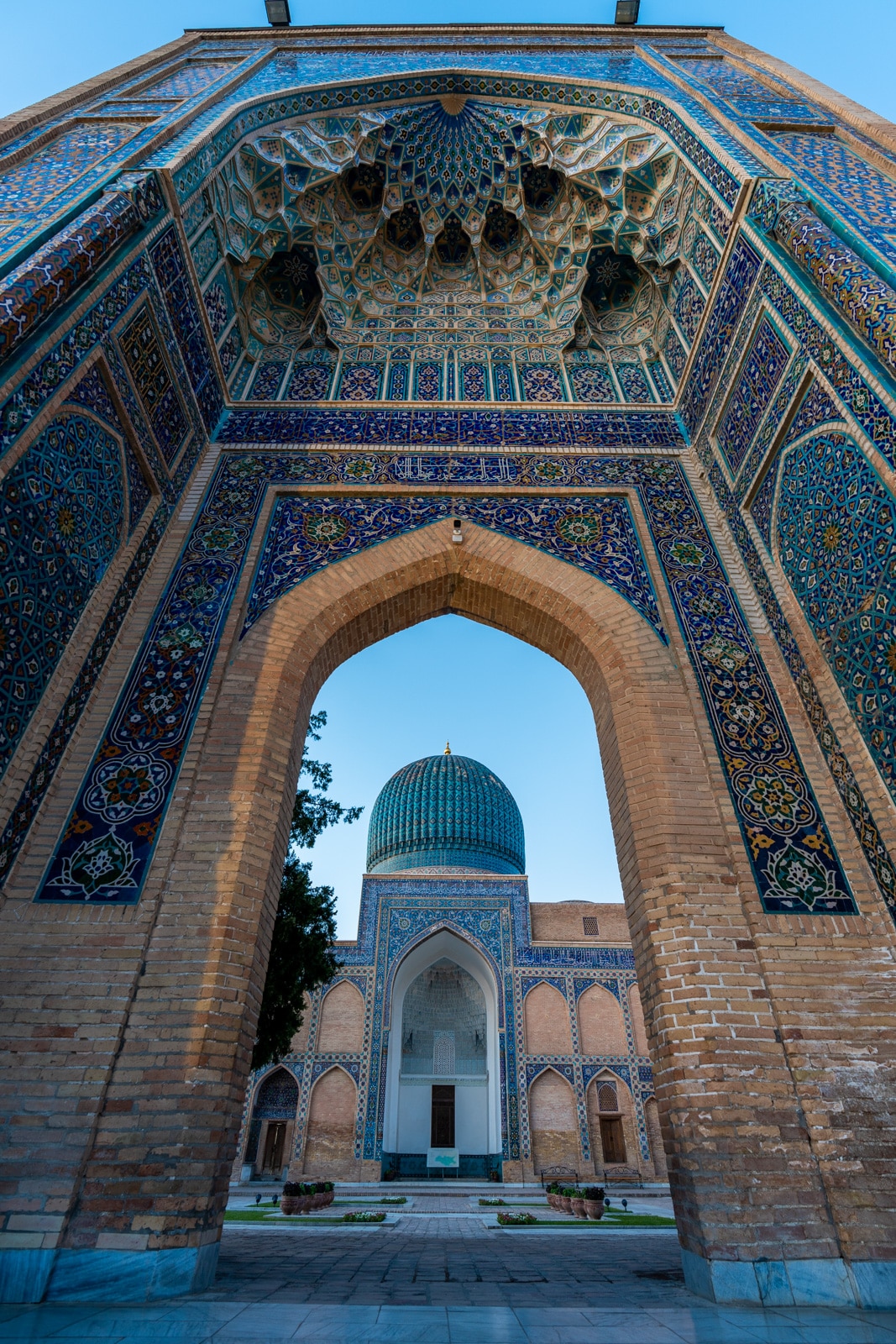 Gur-e-Amir entryway