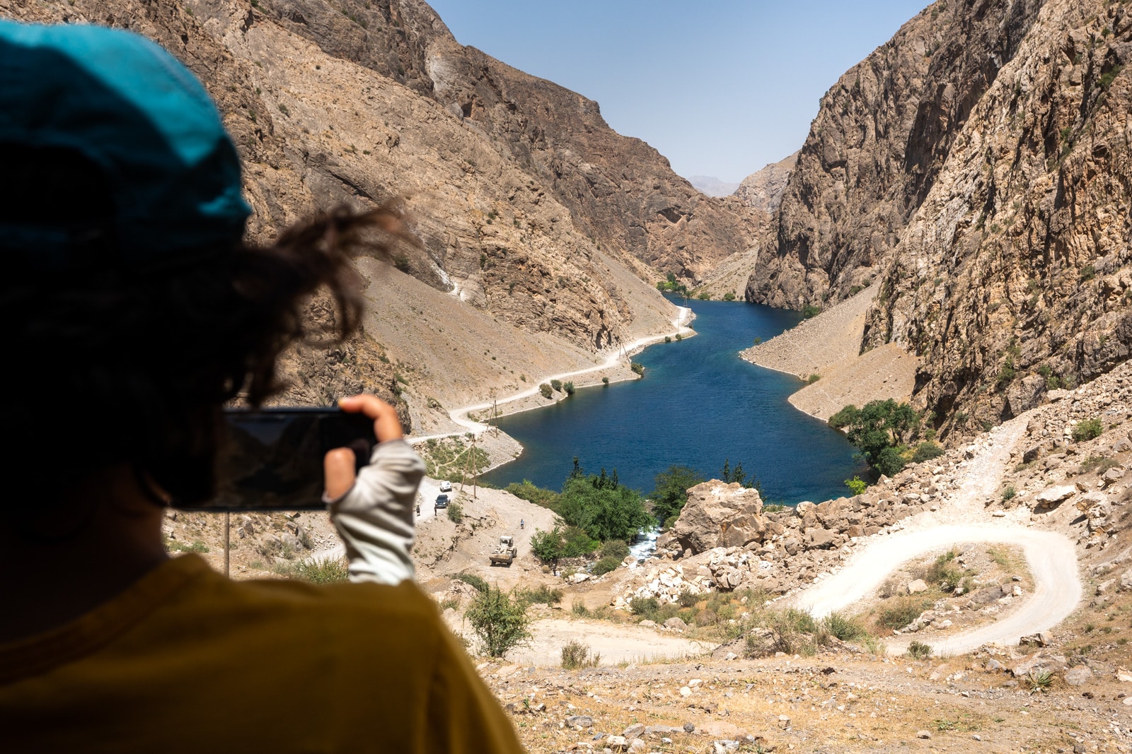 Road to the Haft Kol in Tajikistan