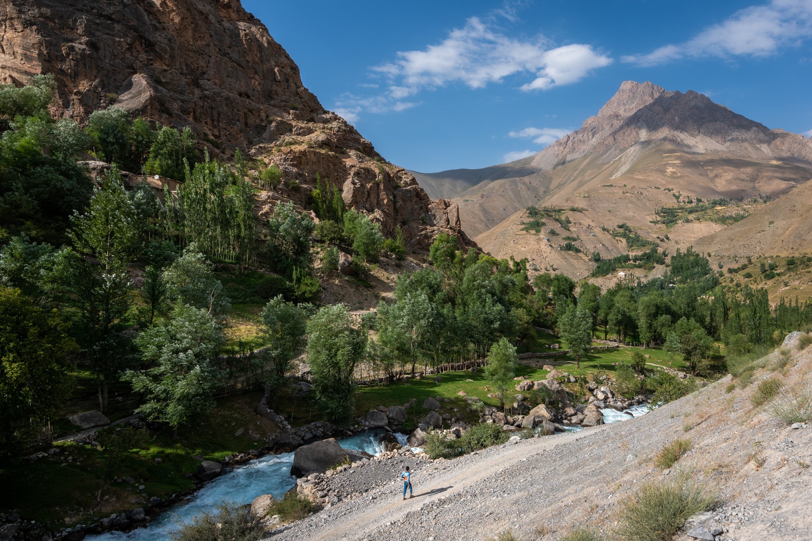 Trekking to the seventh lake of Haft Kul, Tajikistan