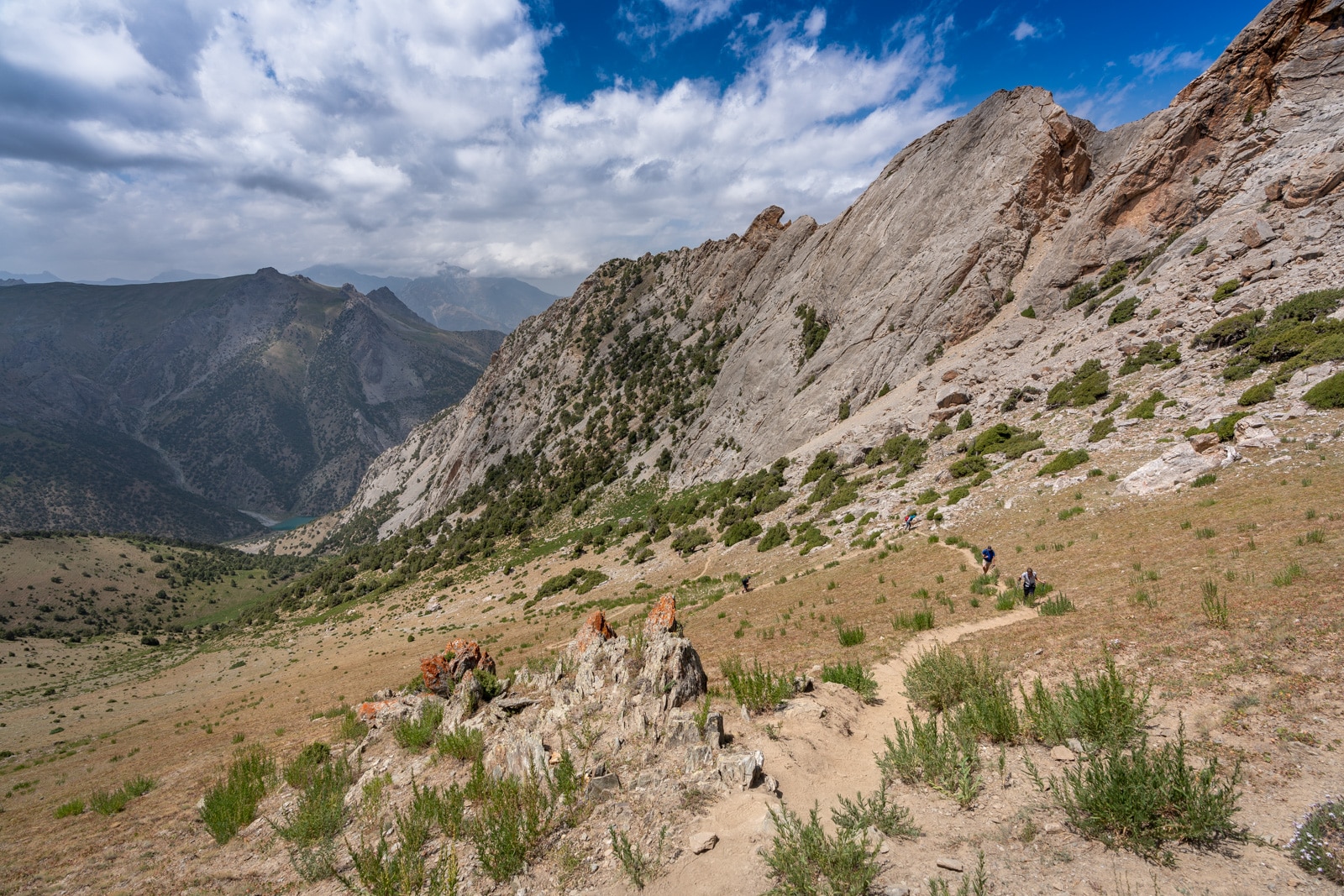 Trekking route in Western Tajikistan