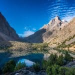 Early morning over Alauddin Lake in Western Tajikistan